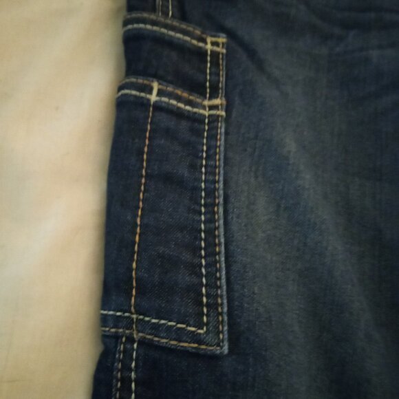 Women's Ariat Rebar Mid Rise DuraStretch Riverter Bootcut Size 31S - Picture 6 of 15